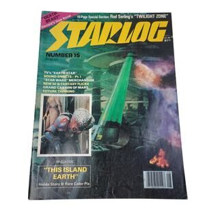 Vintage August 1978 Starlog The Magazine of the Future Number 15 Island Earth